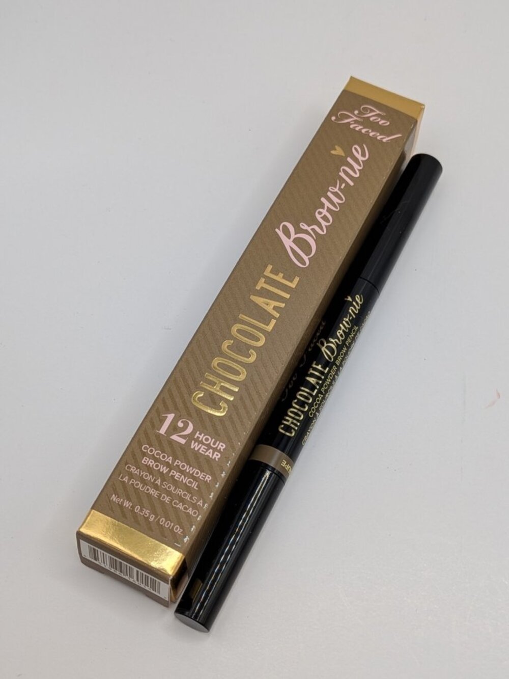 Too Faced Chocolate Brow-nie 12 Hour Wear Cocoa Powder Brow Pencil TAUPE